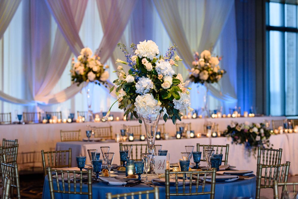 blue wedding theme