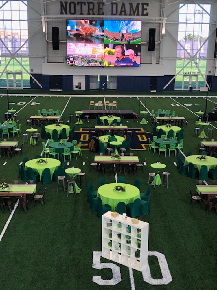 notre dame recruiting event